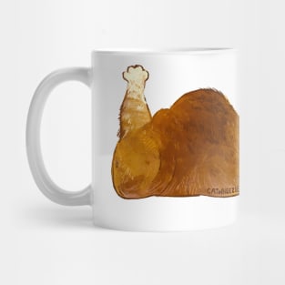 Thanksgiving Turkey Cat Mug